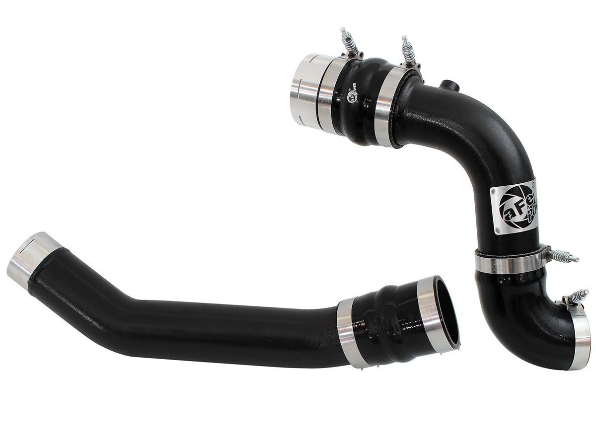 BladeRunner 3 Inch Aluminum Hot and Cold Charge Pipe Kit Black Ford Diesel Trucks 11-16 V8-6.7L Turbo Diesel