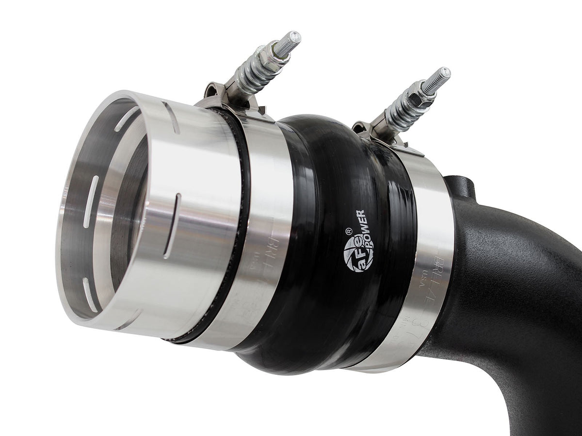 BladeRunner 3 Inch Aluminum Hot and Cold Charge Pipe Kit Black Ford Diesel Trucks 11-16 V8-6.7L Turbo Diesel