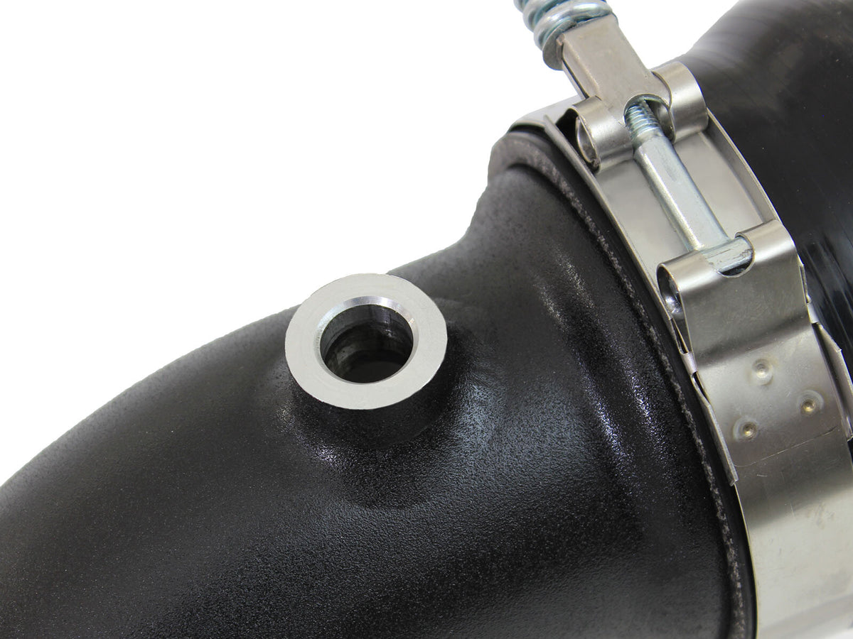 BladeRunner 3 Inch Aluminum Hot and Cold Charge Pipe Kit Black Ford Diesel Trucks 11-16 V8-6.7L Turbo Diesel