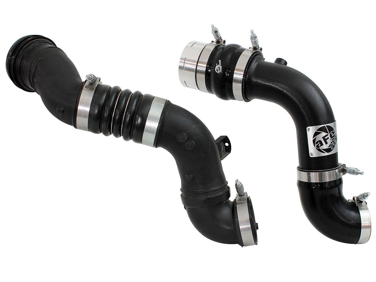 BladeRunner 3 Inch Aluminum Cold Charge Pipe Black Ford Diesel Trucks 11-16 V8-6.7L Turbo Diesel