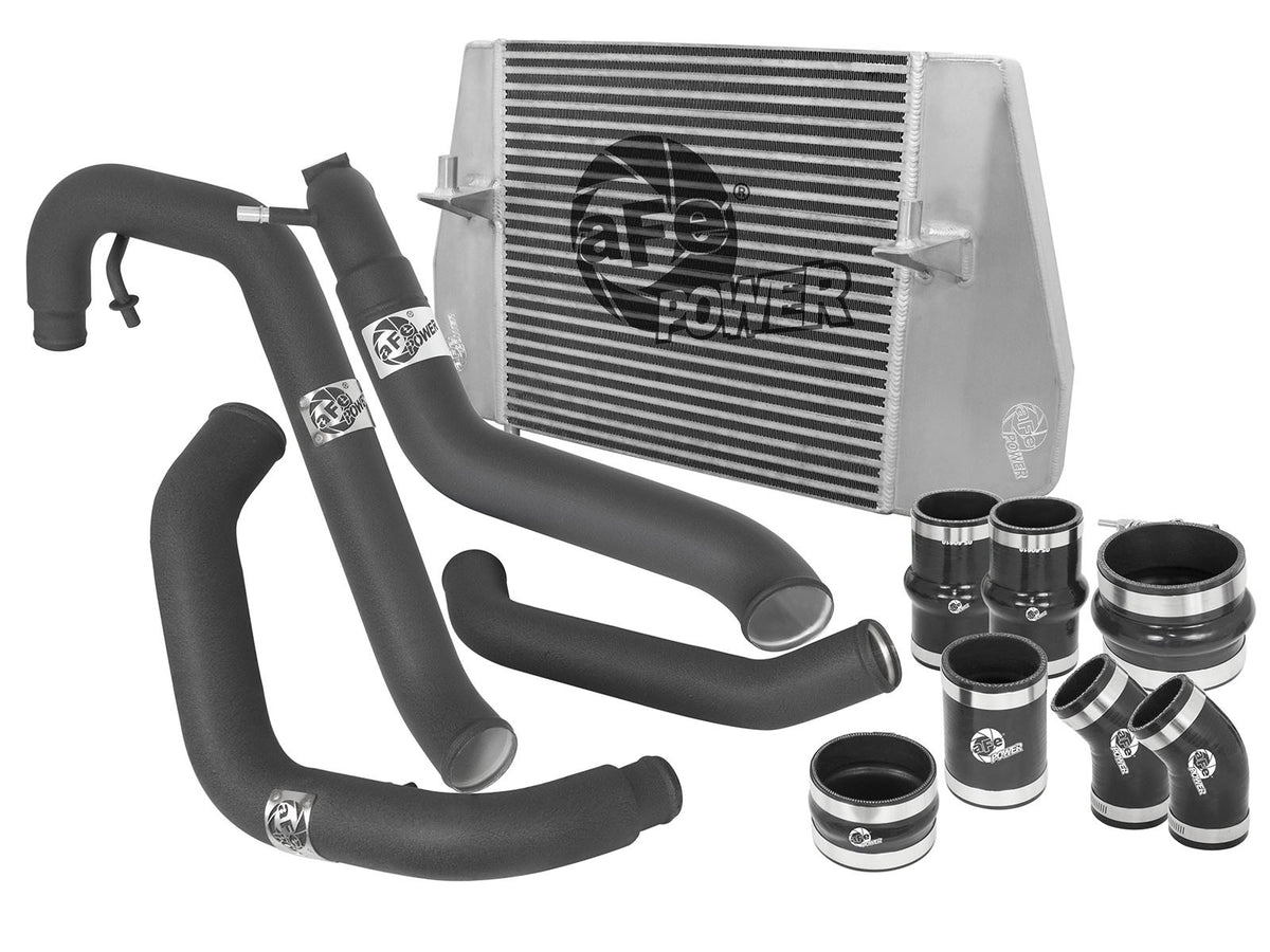 BladeRunner GT Series Intercooler Kit w/ Tubes Black Ford F-150 13-14 V6-3.5L Twin Turbo