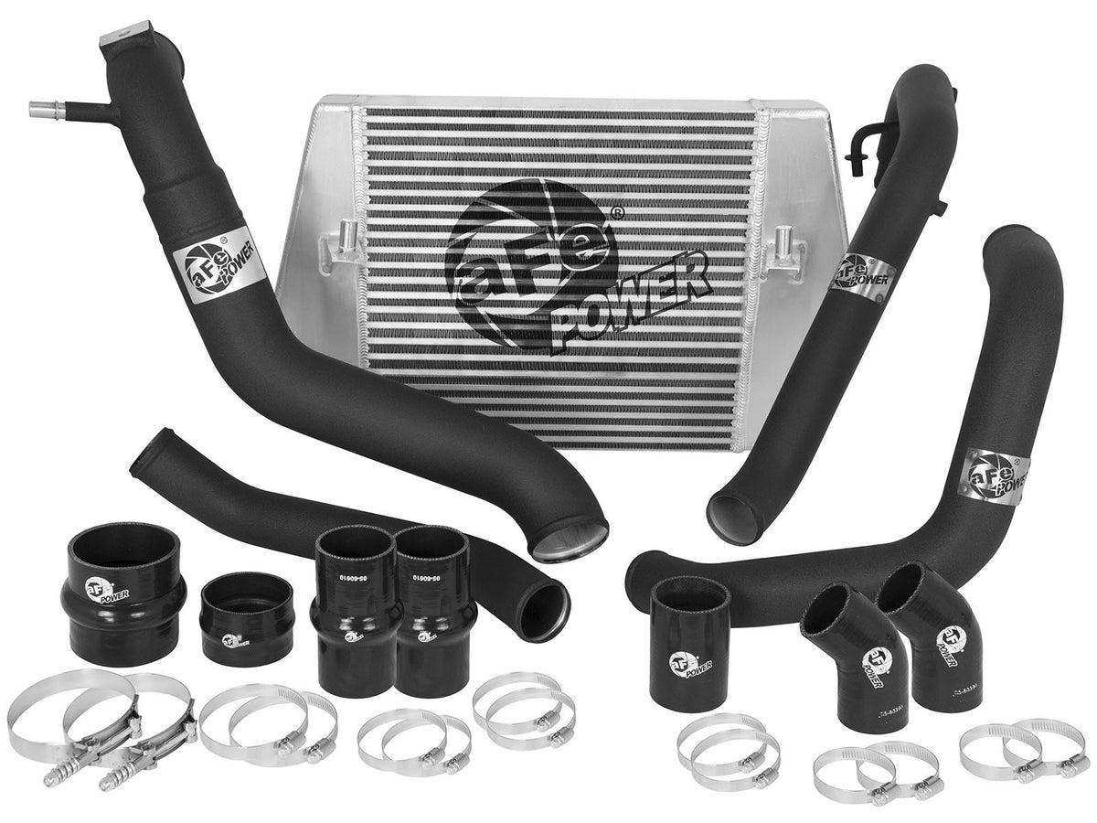 BladeRunner GT Series Intercooler Kit w/ Tubes Black Ford F-150 13-14 V6-3.5L Twin Turbo