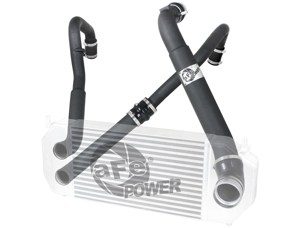 BladeRunner Aluminum Hot and Cold Charge Pipe Kit Black Ford F-150 15-19 V6-2.7L Twin Turbo