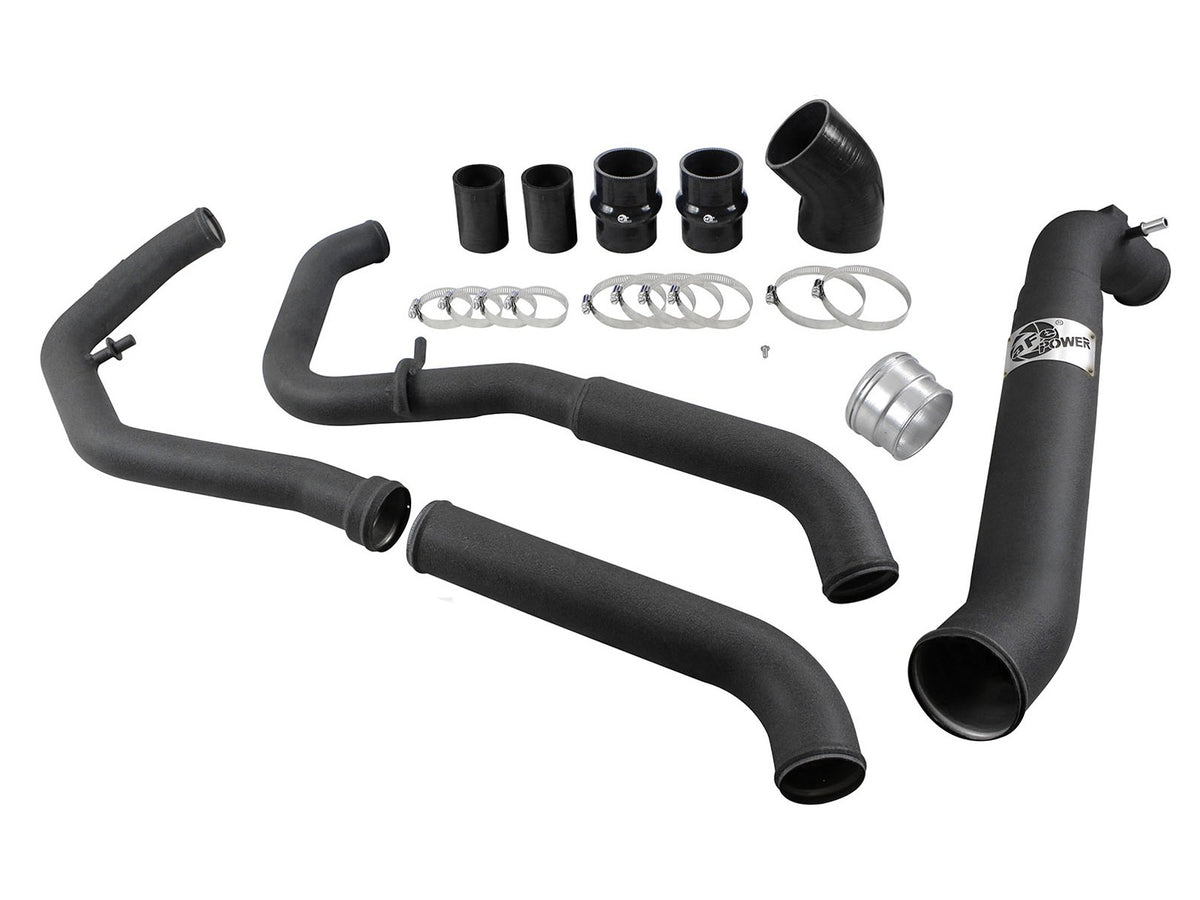 BladeRunner Aluminum Hot and Cold Charge Pipe Kit Black Ford F-150 15-19 V6-2.7L Twin Turbo
