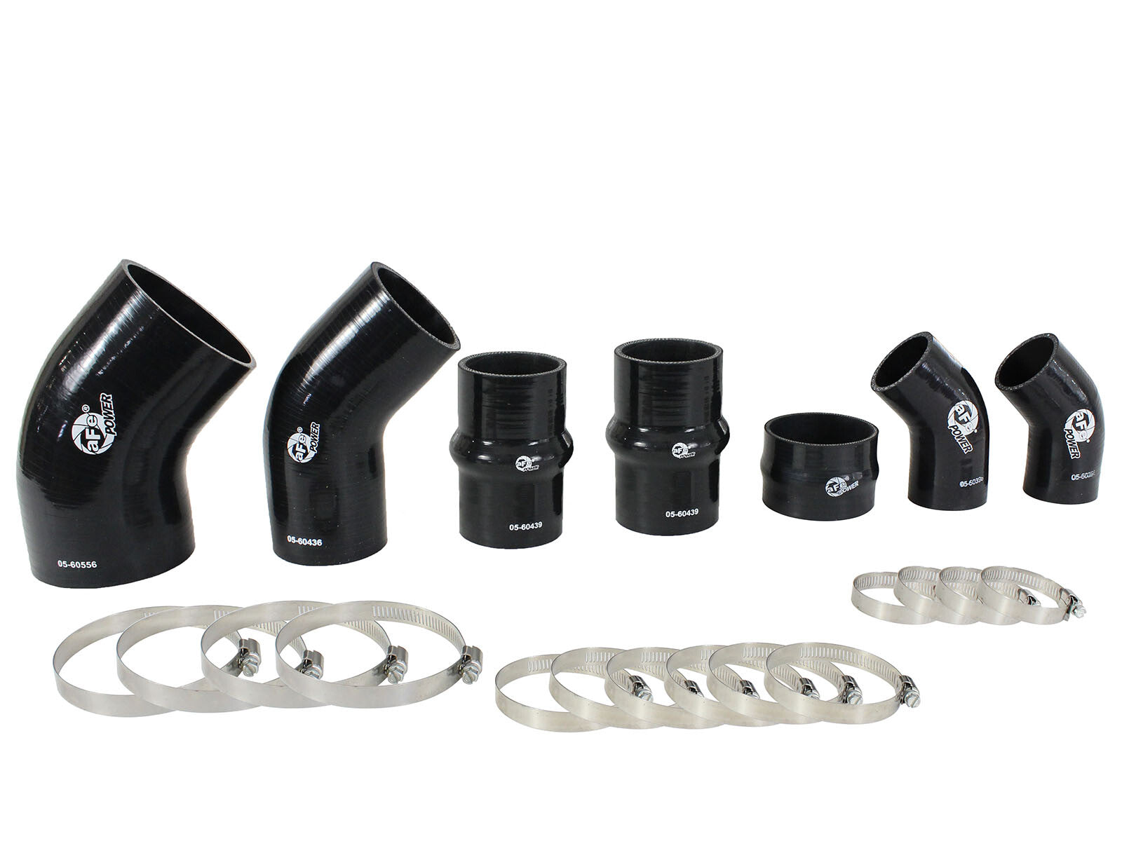 BladeRunner Intercooler Couplings and Clamps Kit, aFe Tubes Only Ford F-150 15-19 V6-3.5L Twin Turbo