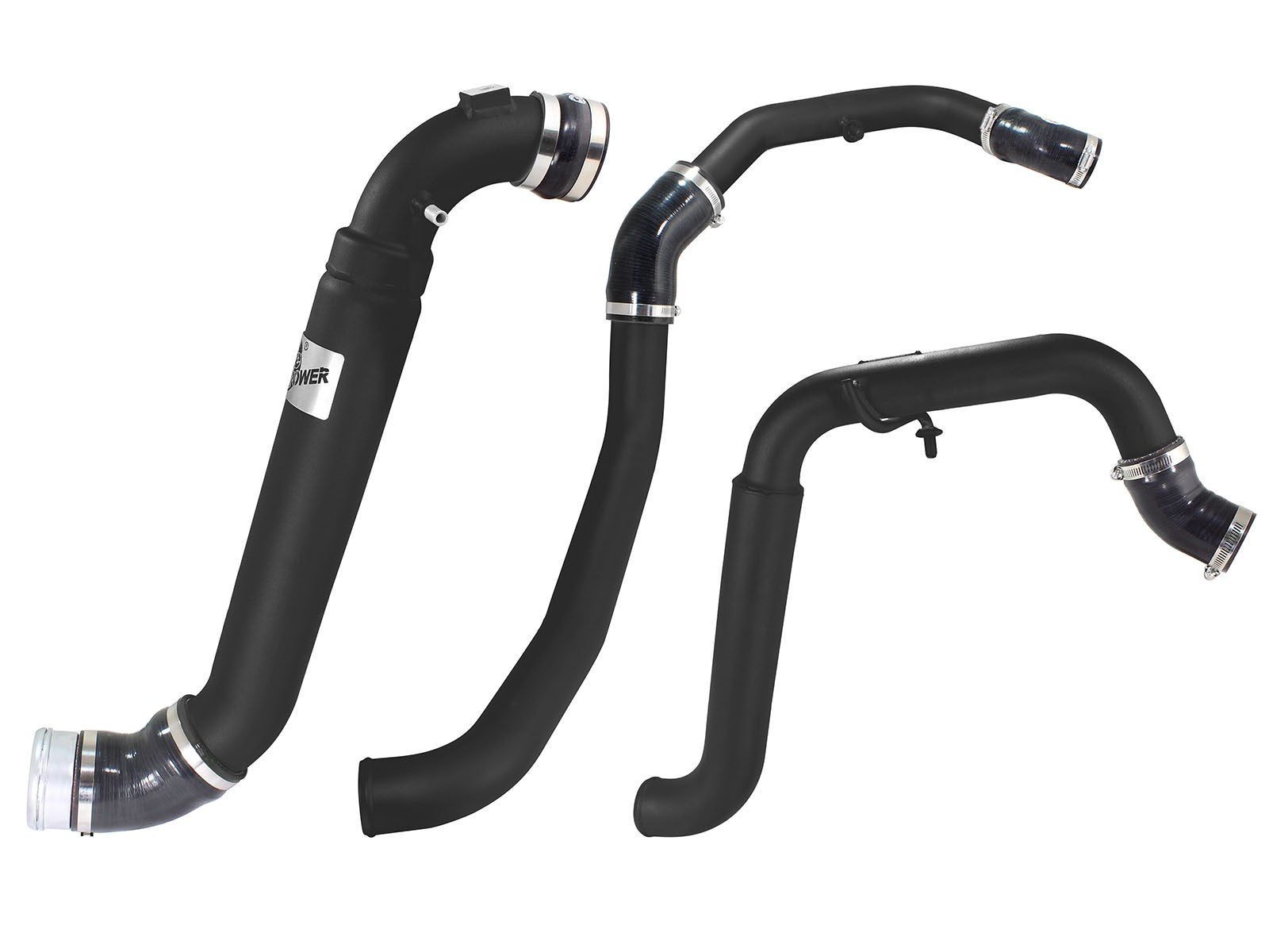 BladeRunner Aluminum Hot and Cold Charge Pipe Kit Black Ford F-150 15-19 V6-3.5L Twin Turbo