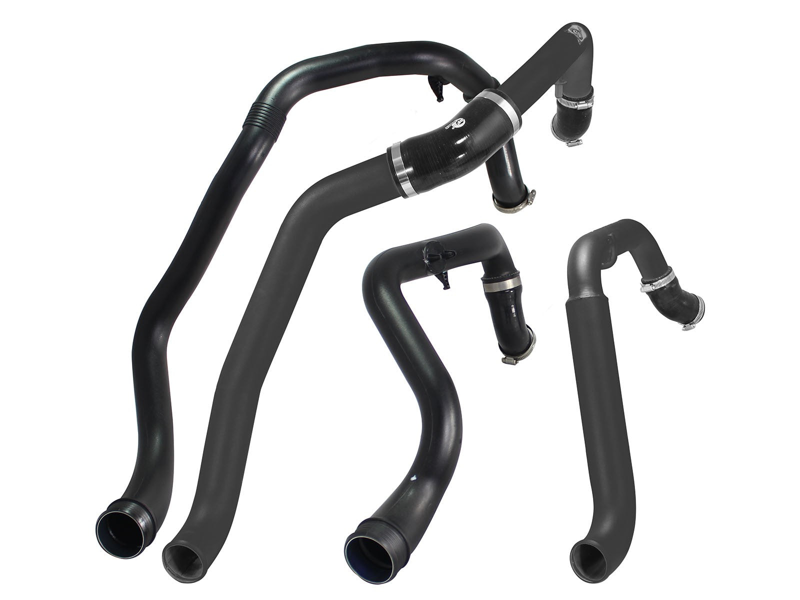 BladeRunner Aluminum Hot and Cold Charge Pipe Kit Black Ford F-150 15-19 V6-3.5L Twin Turbo