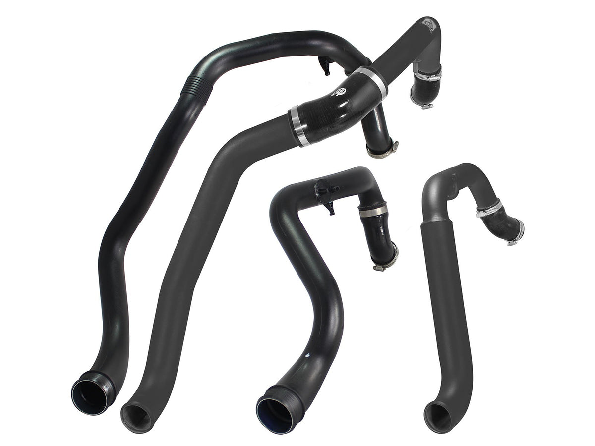BladeRunner 2 Inch to 2-1/2 Inch Aluminum Hot Charge Pipe Black Ford F-150 15-19 V6-3.5L Twin Turbo