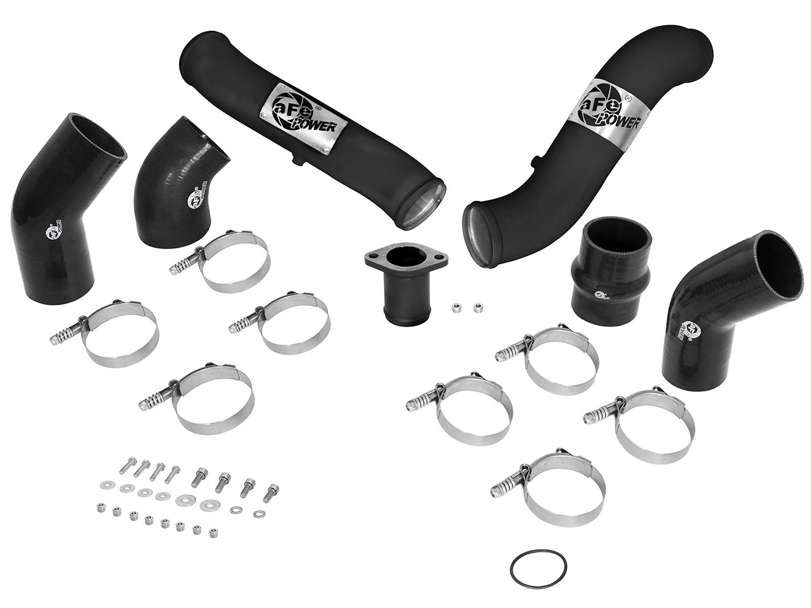 BladeRunner GT Series Intercooler Kit w/ Tubes Black Nissan Titan Xd 16-19 V8-5.0L Turbo Diesel