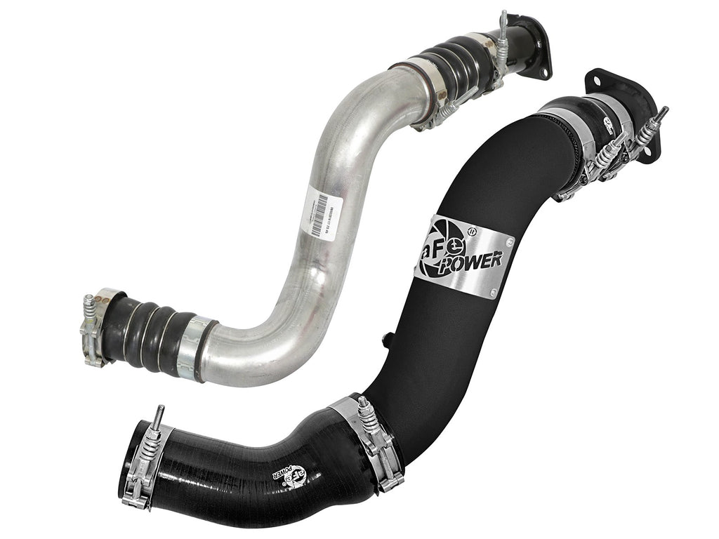 BladeRunner 3 Inch Aluminum Hot and Cold Charge Pipe Kit Black Nissan Titan Xd 16-19 V8-5.0L Turbo Diesel