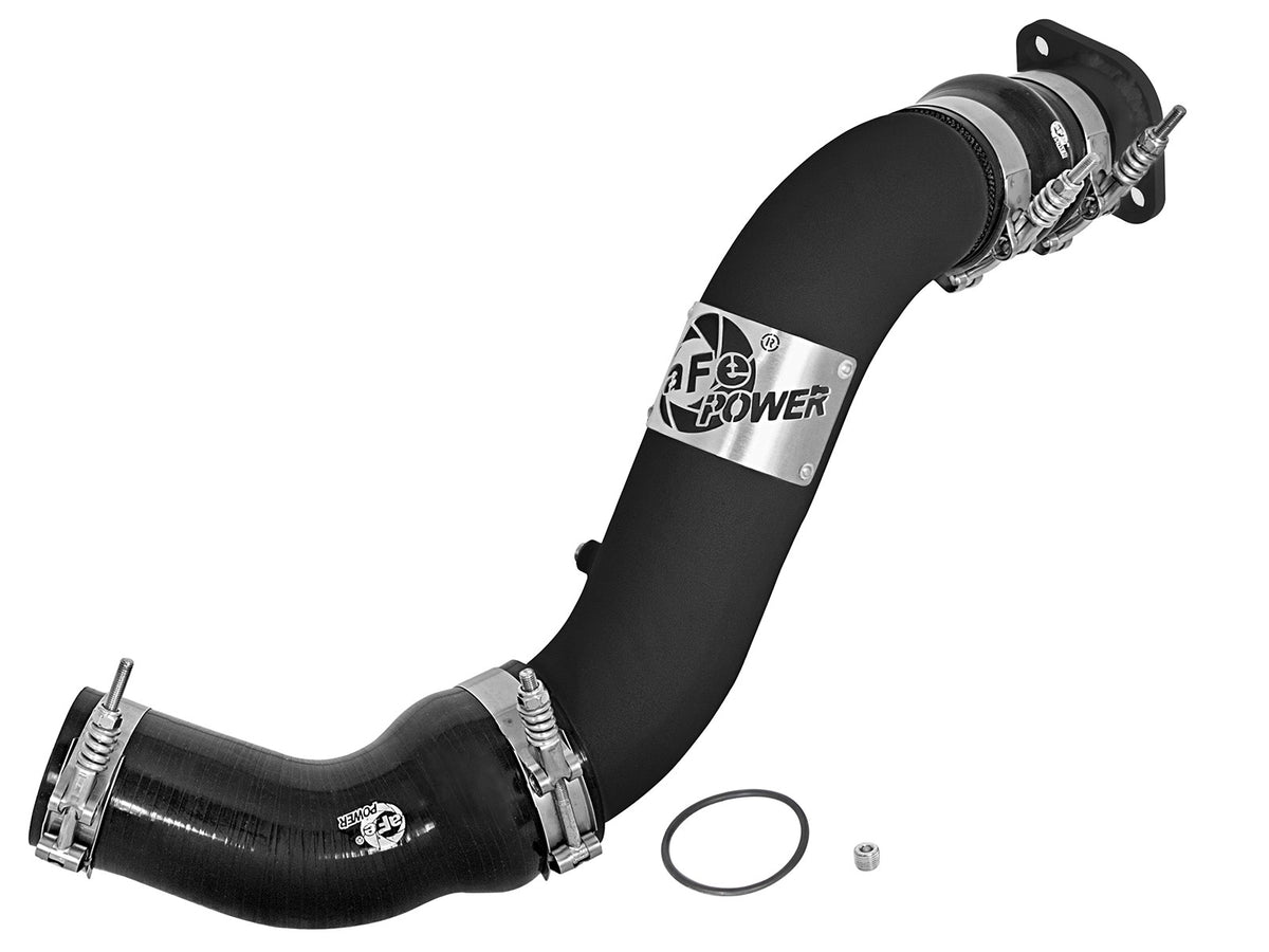 BladeRunner 3 Inch Aluminum Hot Charge Pipe Black Nissan Titan Xd 16-19 V8-5.0L Turbo Diesel
