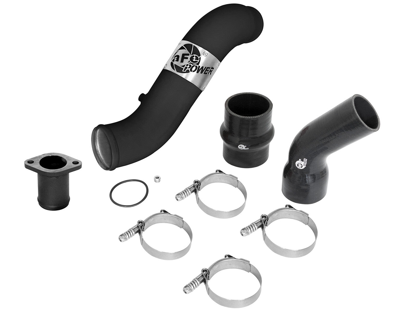 BladeRunner 3 Inch Aluminum Hot Charge Pipe Black Nissan Titan Xd 16-19 V8-5.0L Turbo Diesel