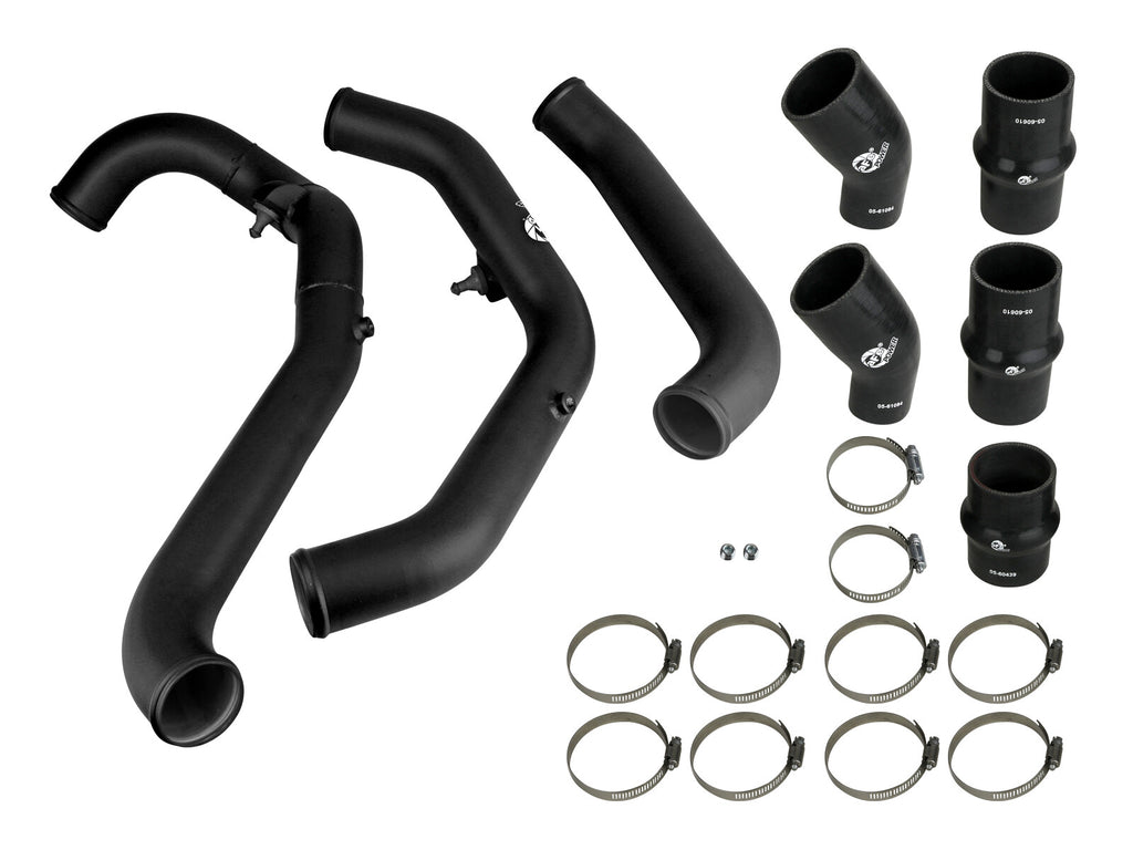 BladeRunner 2-1/2 Inch Aluminum Hot Charge Pipe Black Ford F-150 Raptor 17-20 V6-3.5L Twin Turbo