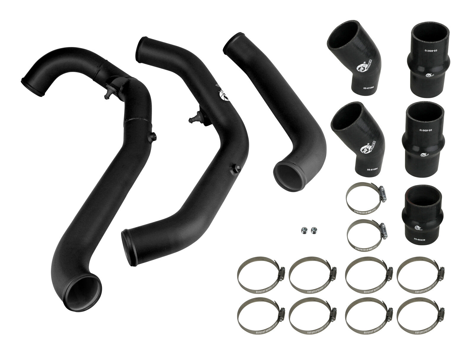 BladeRunner 2-1/2 Inch Aluminum Hot Charge Pipe Black Ford F-150 Raptor 17-20 V6-3.5L Twin Turbo