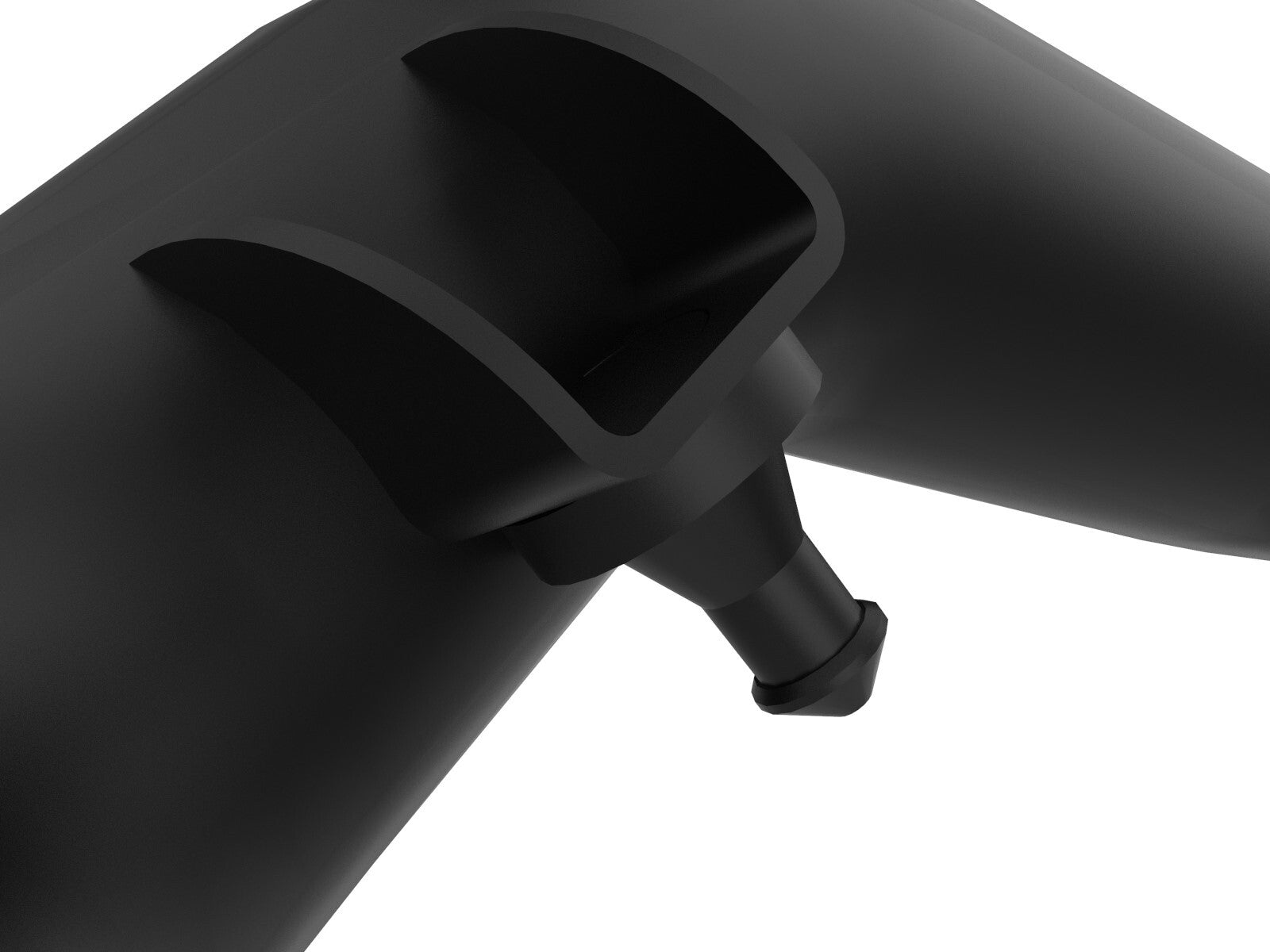BladeRunner 2-1/2 Inch Aluminum Hot Charge Pipe Black Ford F-150 Raptor 17-20 V6-3.5L Twin Turbo