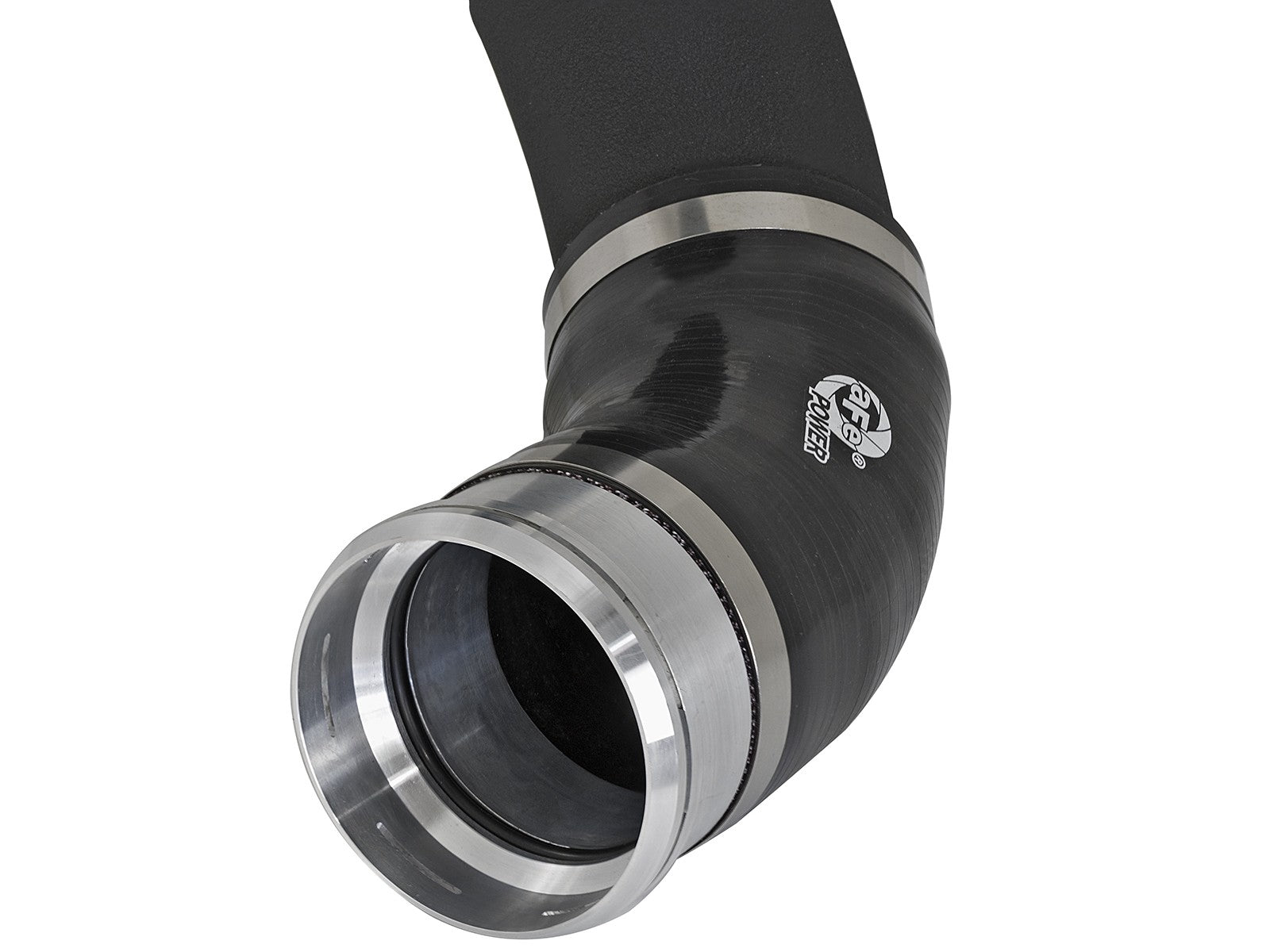 BladeRunner 3-1/2 Inch to 3 Inch Aluminum Cold Charge Pipe Black Ford F-150 Raptor 17-19 V6-3.5L Twin Turbo