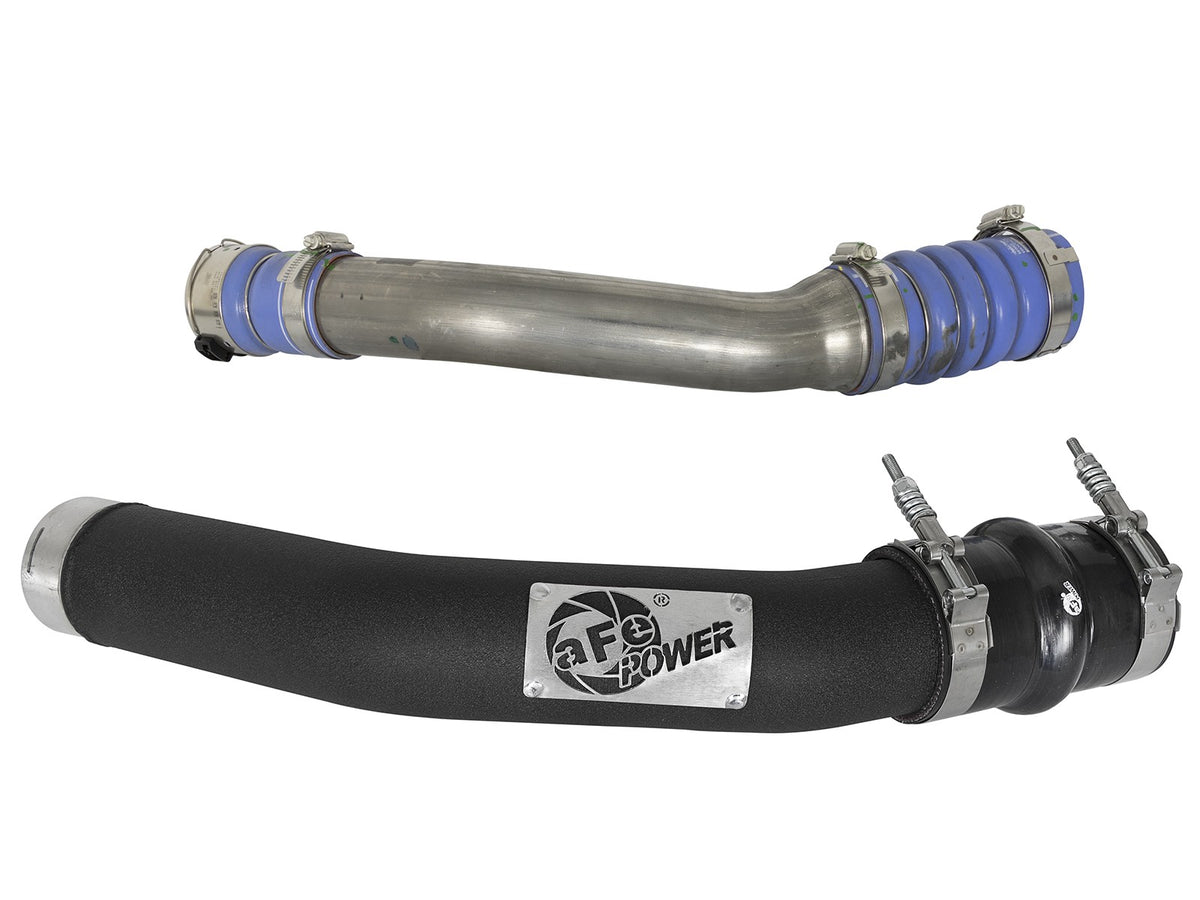 BladeRunner 3 Inch Aluminum Hot and Cold Charge Pipe Kit Black Ford Diesel Trucks 17-22 V8-6.7L Turbo Diesel