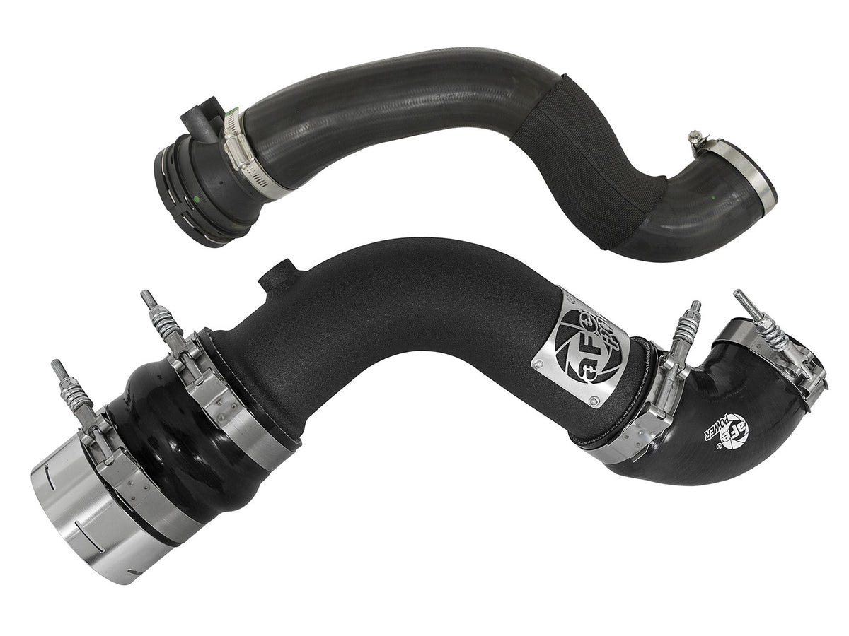 BladeRunner 3 Inch Aluminum Hot and Cold Charge Pipe Kit Black Ford Diesel Trucks 17-22 V8-6.7L Turbo Diesel