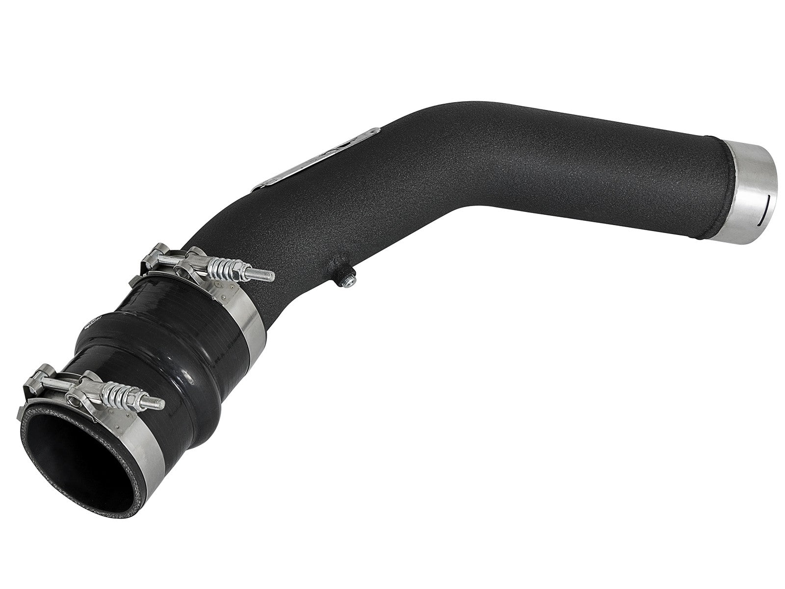 BladeRunner 3 Inch Aluminum Hot Charge Pipe Black Ford Diesel Trucks 17-22 V8-6.7L Turbo Diesel
