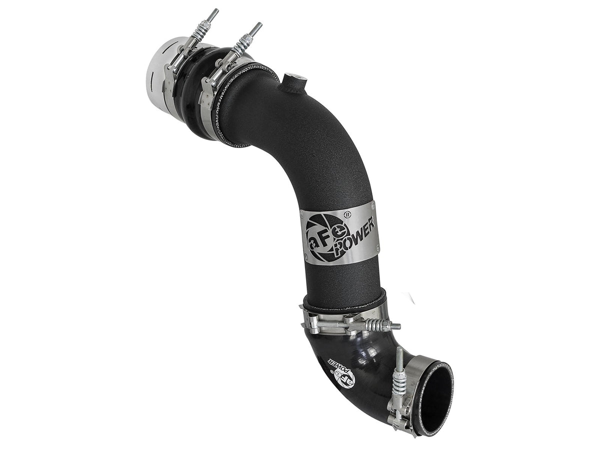 BladeRunner 3 Inch Aluminum Cold Charge Pipe Black Ford Diesel Trucks 17-22 V8-6.7L Turbo Diesel
