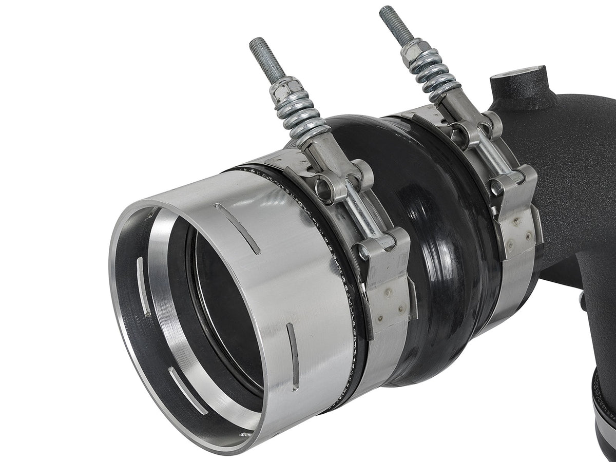 BladeRunner 3 Inch Aluminum Cold Charge Pipe Black Ford Diesel Trucks 17-22 V8-6.7L Turbo Diesel