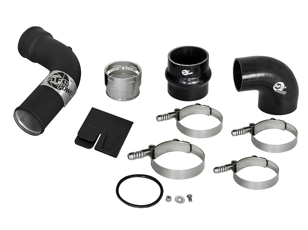 BladeRunner 3 Inch Aluminum Cold Charge Pipe Black Ford Diesel Trucks 17-22 V8-6.7L Turbo Diesel