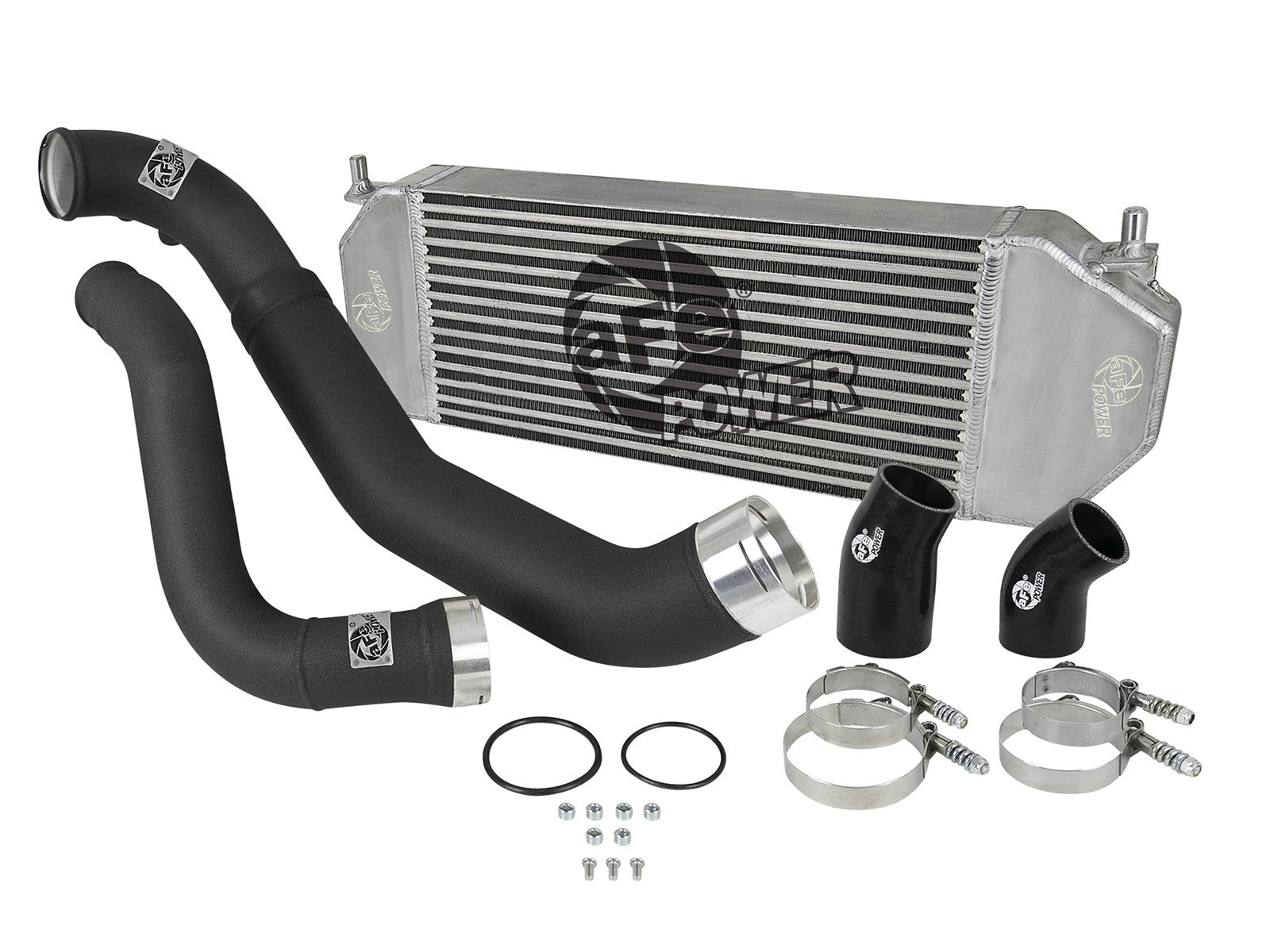BladeRunner GT Series Intercooler Kit w/ Black Tubes Ford F-150 18-19 V6-3.0L Turbo Diesel