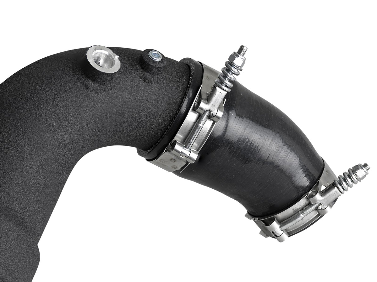 BladeRunner 3-1/2 Inch to 3 Inch Aluminum Cold Charge Pipe Black Ford F-150 18-19 V6-3.0L Turbo Diesel