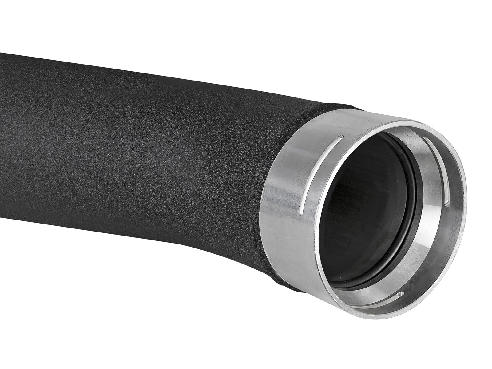 BladeRunner 3-1/2 Inch to 3 Inch Aluminum Cold Charge Pipe Black Ford F-150 18-19 V6-3.0L Turbo Diesel