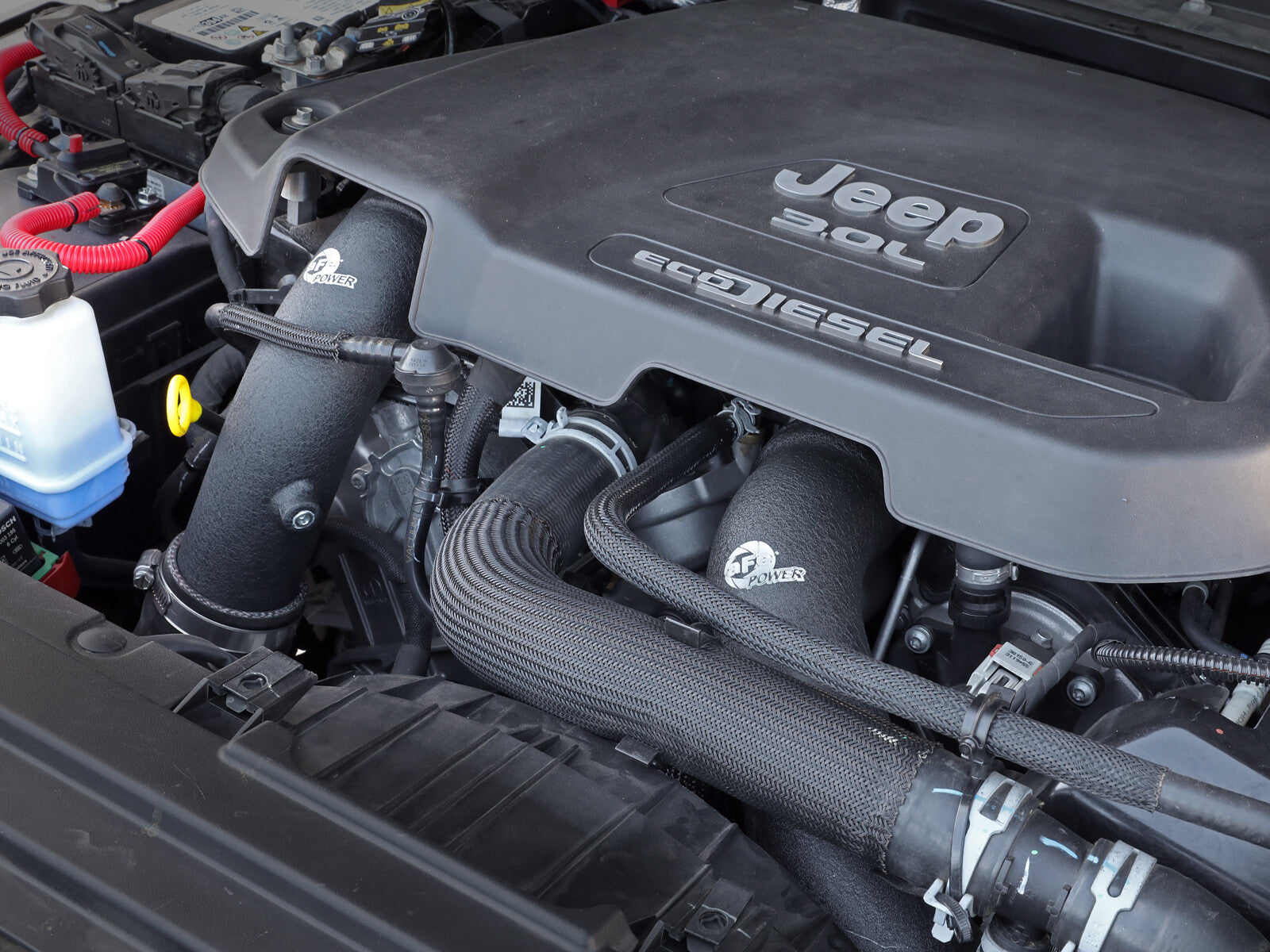 BladeRunner 3 Inch Aluminum Hot and Cold Charge Pipe Kit Black Jeep Wrangler (Jl) 20-23 V6-3.0L Turbo Diesel EcoDiesel