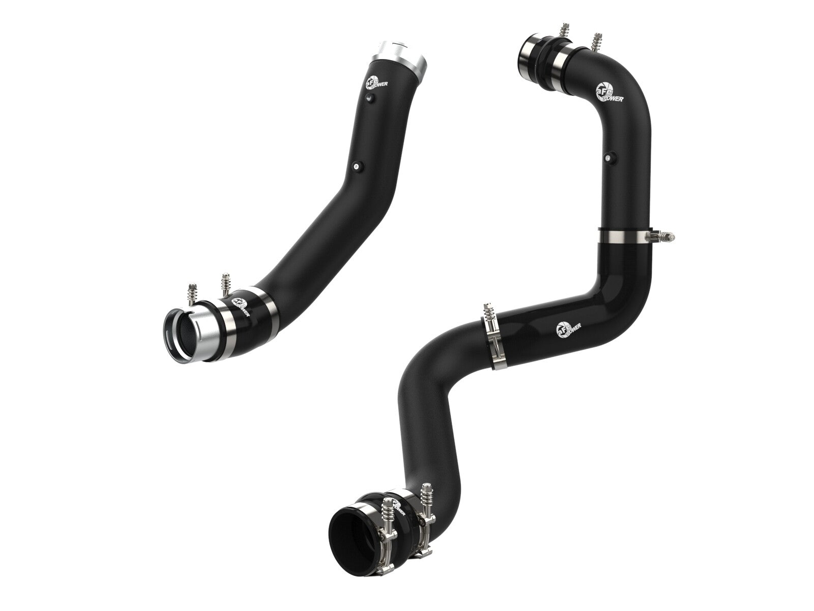 BladeRunner 3 Inch Aluminum Hot and Cold Charge Pipe Kit Black GM Diesel Trucks 20-23 V8-6.6L Turbo Diesel L5P