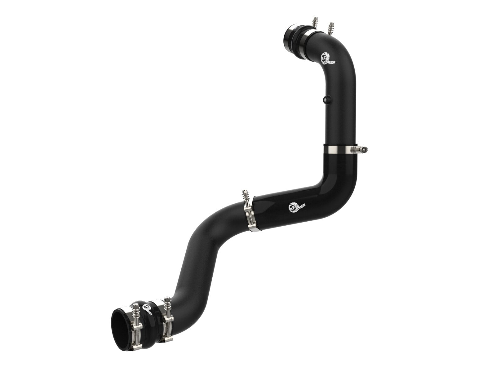 BladeRunner 3 Inch Aluminum Hot Charge Pipe Black GM Diesel Trucks 20-26 V8-6.6L Turbo Diesel