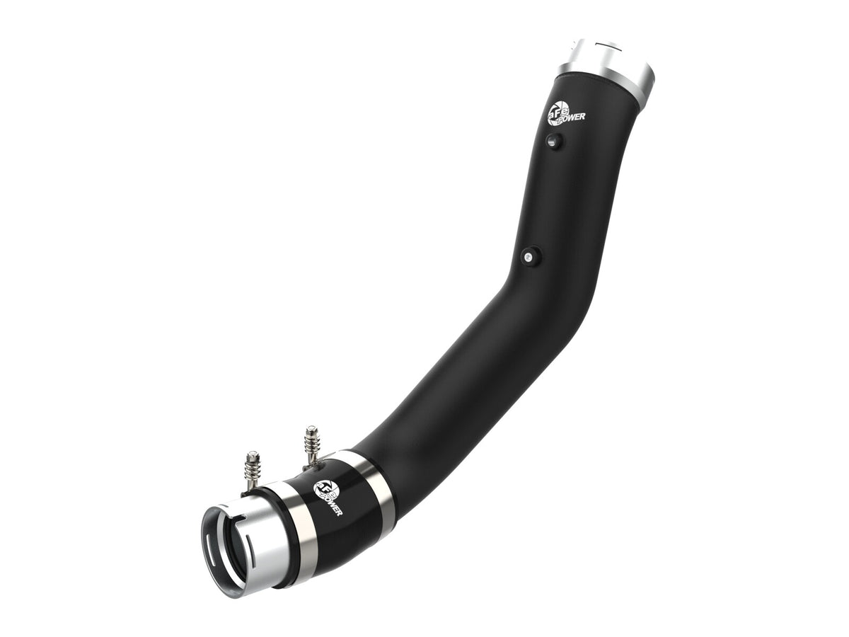 BladeRunner 3-1/2 Inch Aluminum Cold Charge Pipe Black GM Diesel Trucks 20-23 V8-6.6L Turbo Diesel