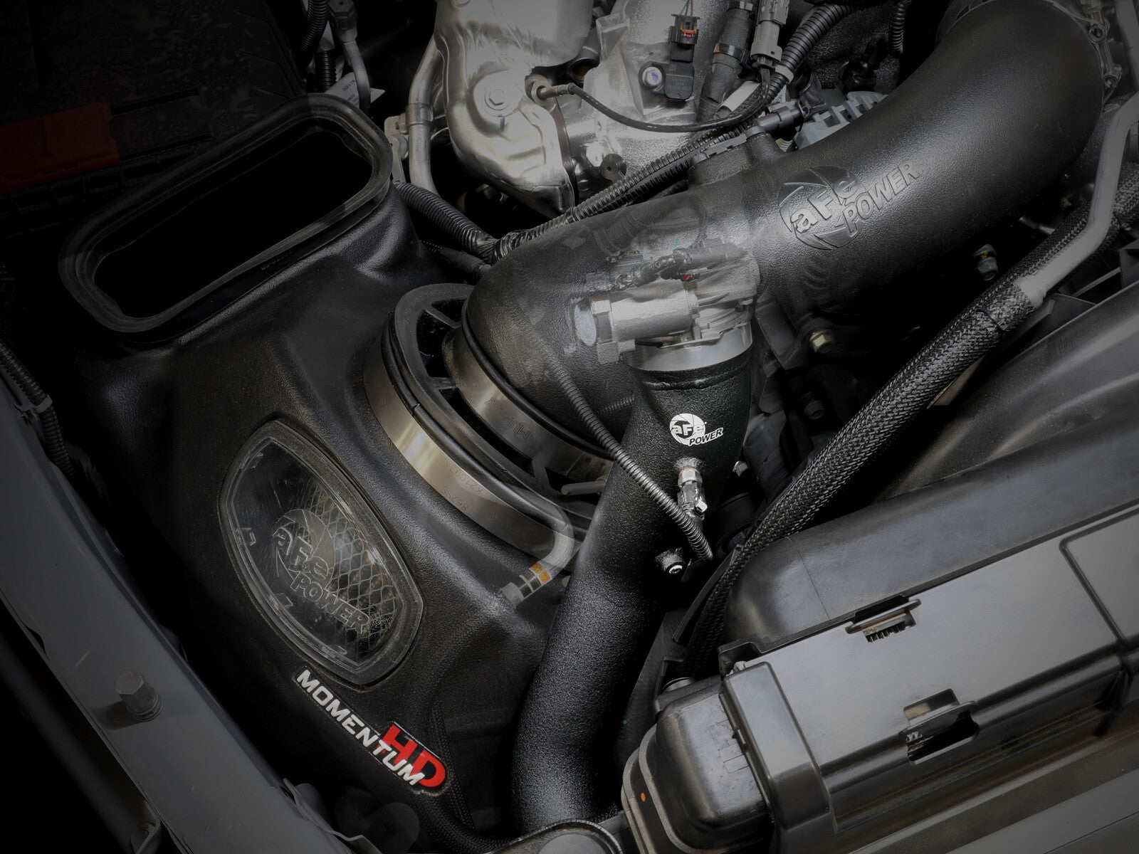 BladeRunner 3-1/2 Inch Aluminum Cold Charge Pipe Black GM Diesel Trucks 20-23 V8-6.6L Turbo Diesel