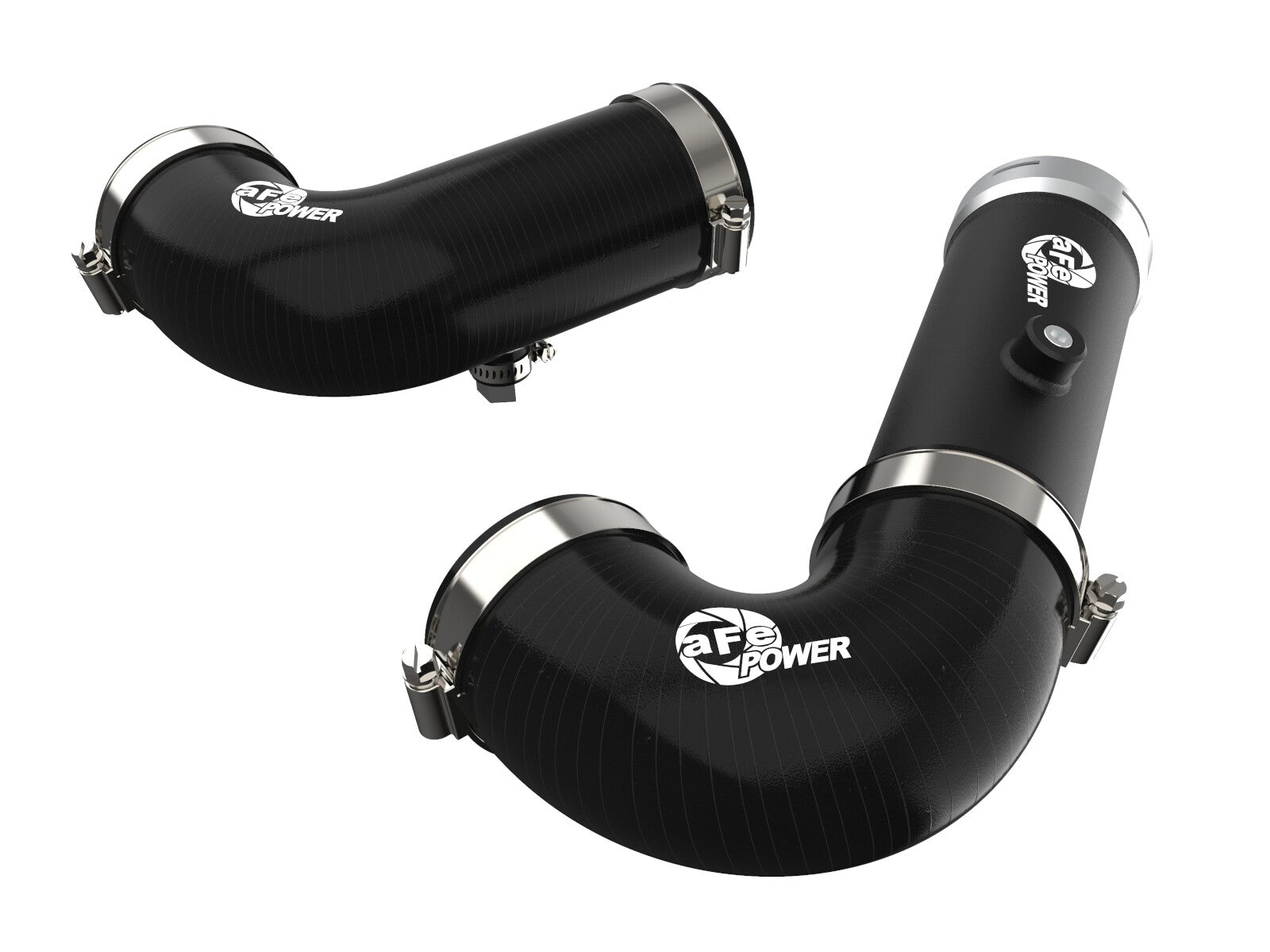 BladeRunner 3 Inch and 3-1/2 Inch Aluminum Hot and Cold Charge Pipe Kit Black GM Trucks/SUVs 20-26 L6-3.0L Turbo Diesel LM2/LZ0