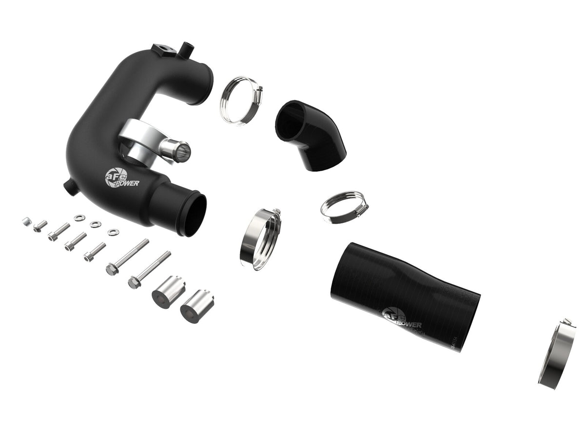 BladeRunner 2-1/2 Inch Aluminum Hot Charge Pipe Black Jeep Wrangler (Jl) 18-23 L4-2.0L Turbo