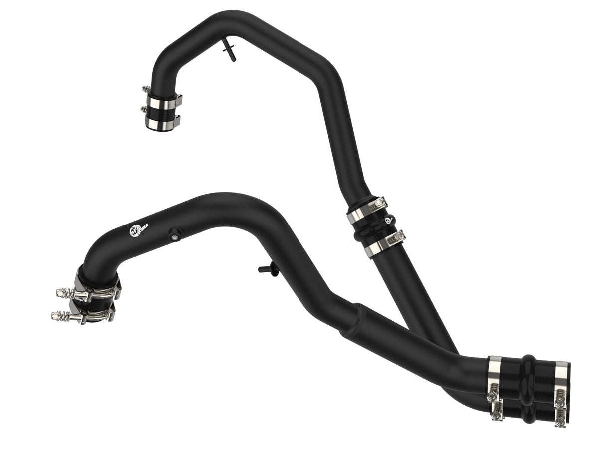 BladeRunner 2 Inch to 2-1/2 Inch Aluminum Hot Charge Pipe Black Ford F-150 21-24 V6-2.7L Twin Turbo