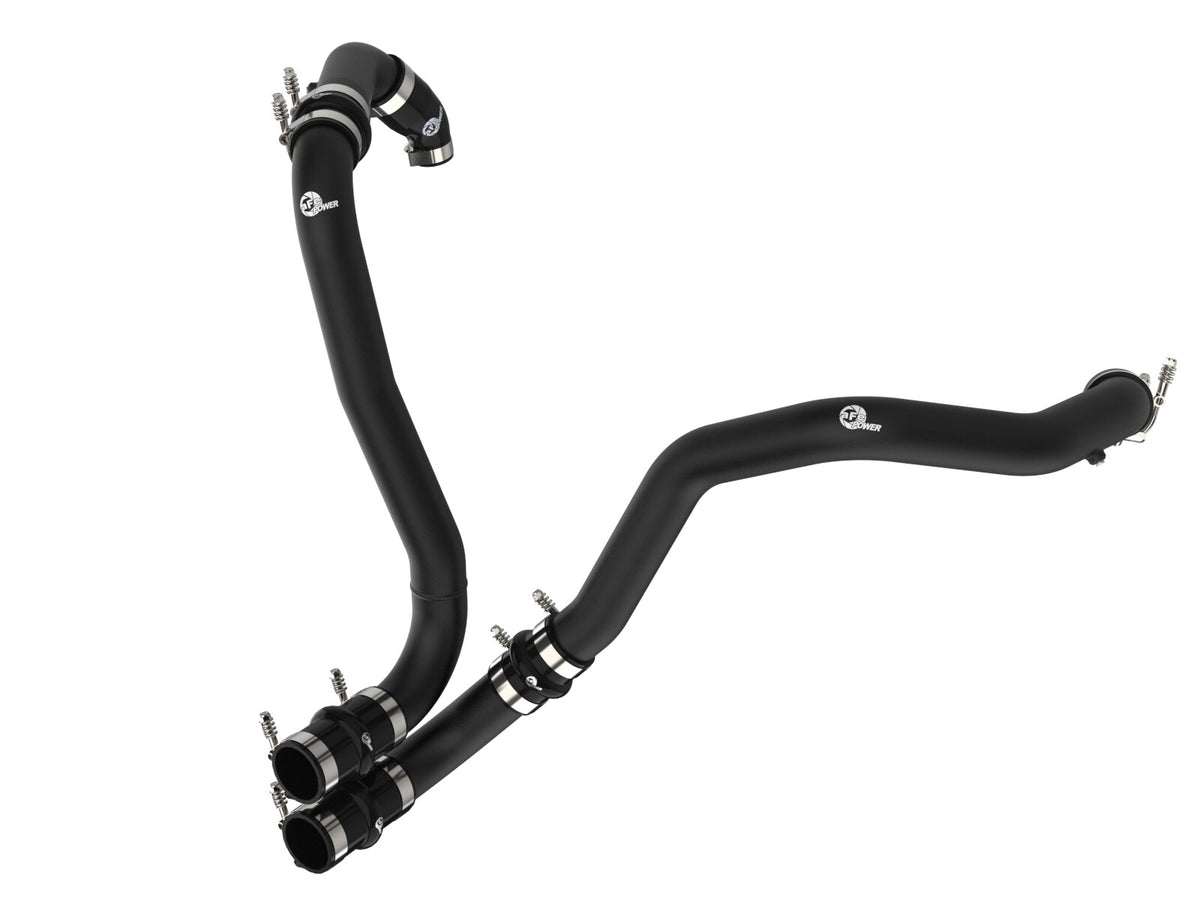 BladeRunner 3 Inch Aluminum Hot and Cold Charge Pipe Kit Black Ford F-150/Raptor 21-26 V6-3.5L Twin Turbo
