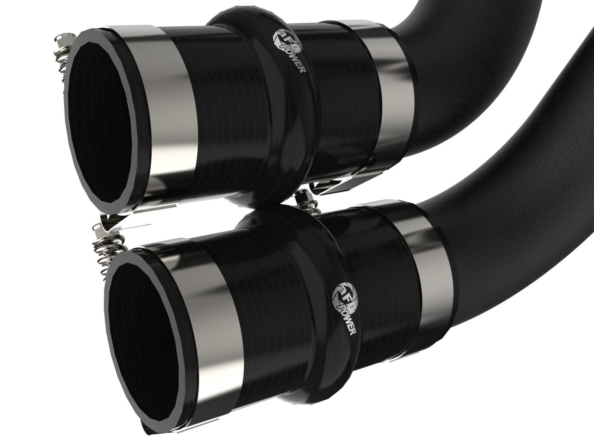 BladeRunner 3 Inch Aluminum Hot and Cold Charge Pipe Kit Black Ford F-150/Raptor 21-26 V6-3.5L Twin Turbo
