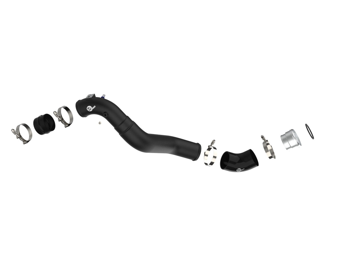 BladeRunner 3 Inch Aluminum Cold Charge Pipe Black Ford F-150/Raptor 21-26 V6-3.5L Twin Turbo