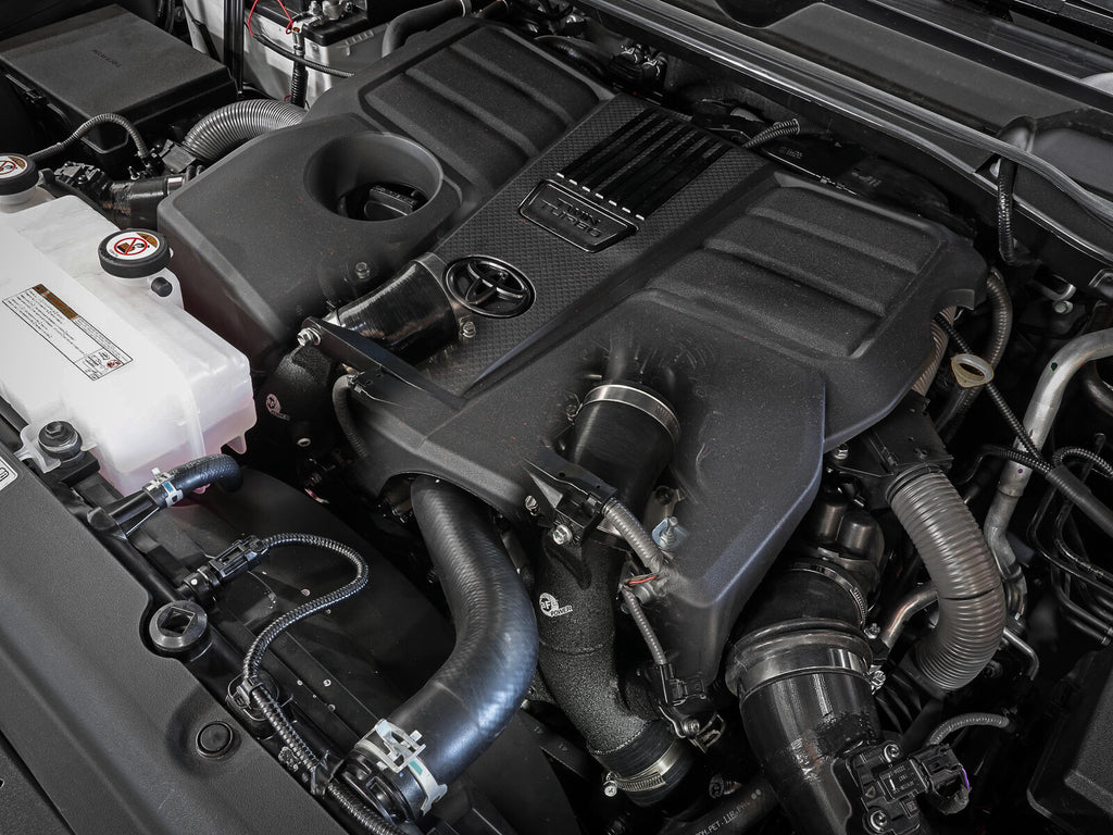 BladeRunner 2-1/2 Inch Aluminum Hot Charge Pipe Black Toyota Tundra 22-26 V6-3.4L Twin Turbo