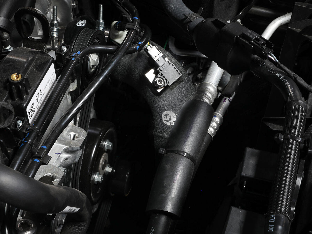 BladeRunner 3 Inch Aluminum Cold Charge Pipe Black Ford Bronco 21-24/Ranger 2024 L4-2.3L Turbo