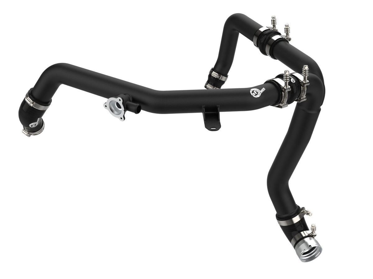 BladeRunner 2-1/4 Inch and 2-1/2 Inch Aluminum Hot Charge Pipe Black Ford Bronco 21-26 V6-2.7L Twin Turbo