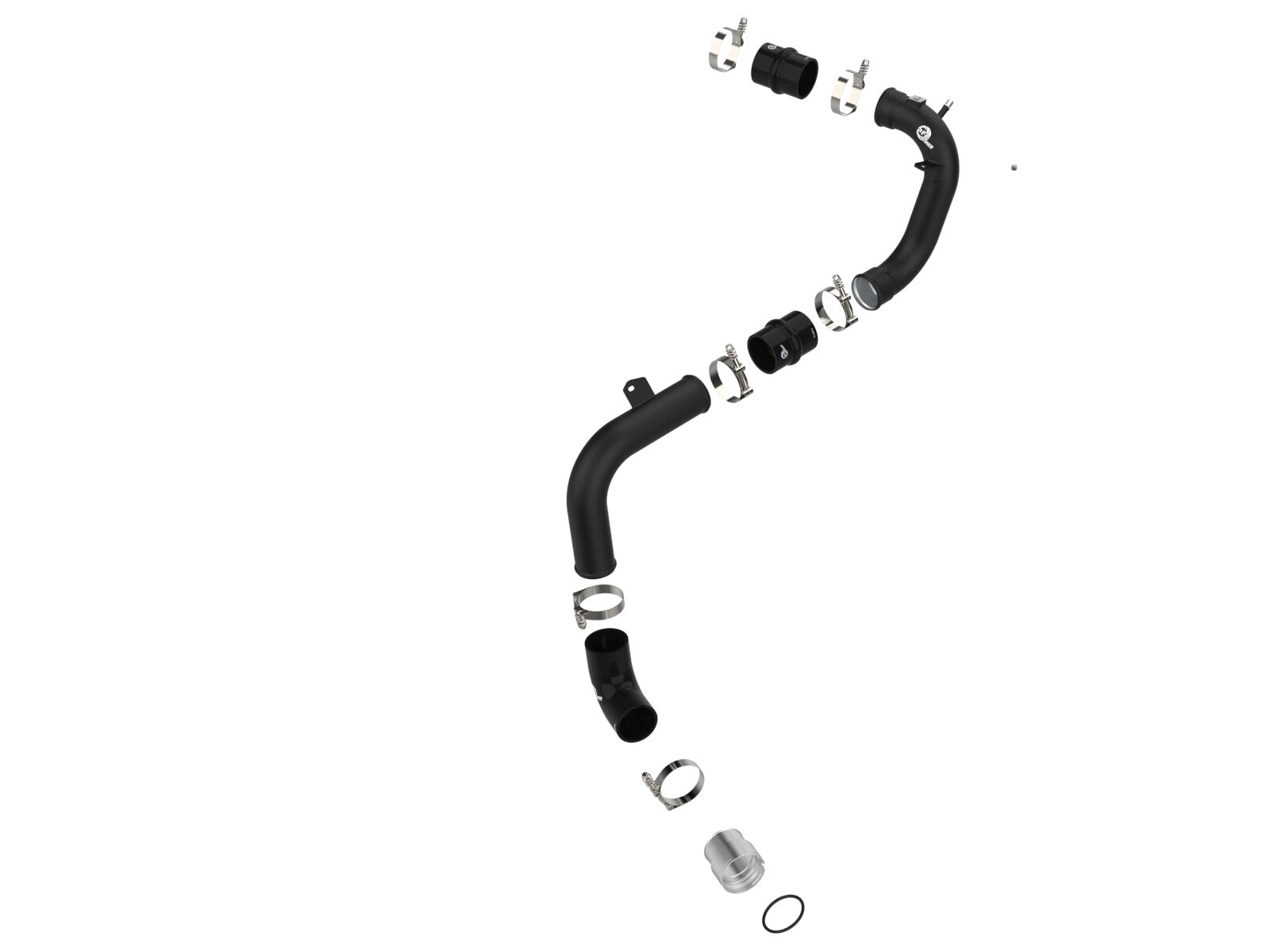 BladeRunner 2-3/4 Inch Aluminum Cold Charge Pipe Black Ford Bronco 21-26 V6-2.7L Twin Turbo
