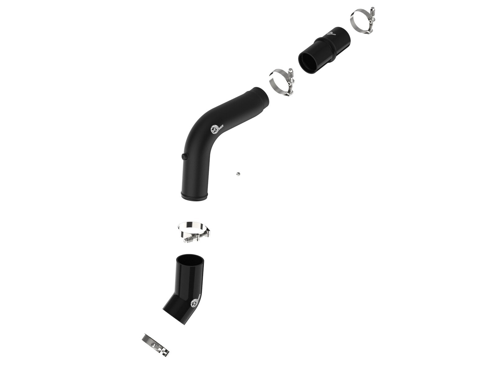 BladeRunner 3 Inch Aluminum Hot Charge Pipe Black Ram Diesel Trucks 19-23 L6-6.7L Turbo Diesel