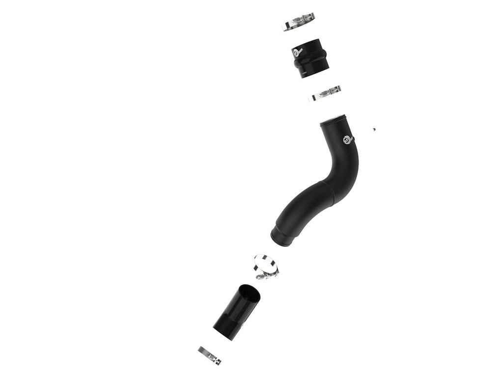 BladeRunner 3-1/2 Inch Aluminum Cold Charge Pipe Black Ram Diesel Trucks 19-23 L6-6.7L Turbo Diesel