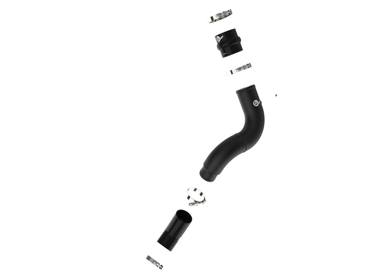 BladeRunner 3-1/2 Inch Aluminum Cold Charge Pipe Black Ram Diesel Trucks 19-23 L6-6.7L Turbo Diesel