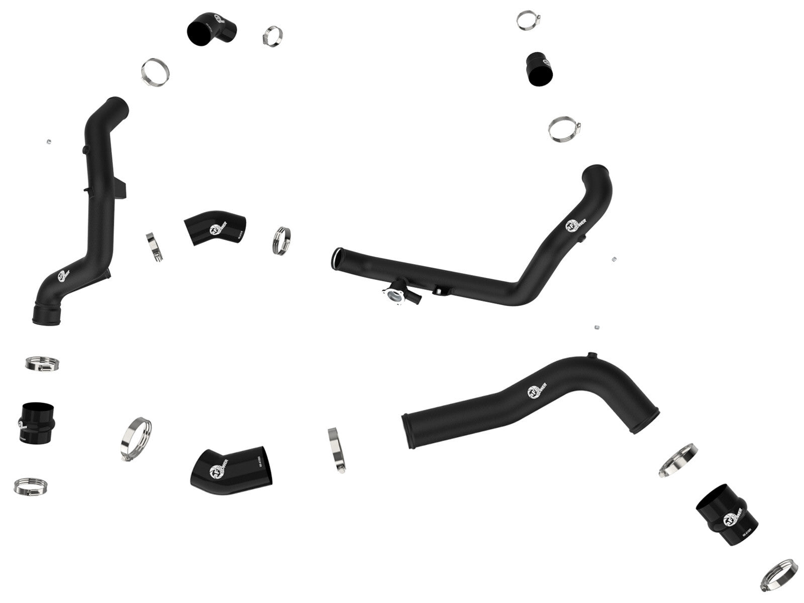 BladeRunner 2-1/4 Inch and 2-3/4 Inch Aluminum Hot and Cold Charge Pipe Kit Ford Explorer St 20-21 V6-3.0L Twin Turbo