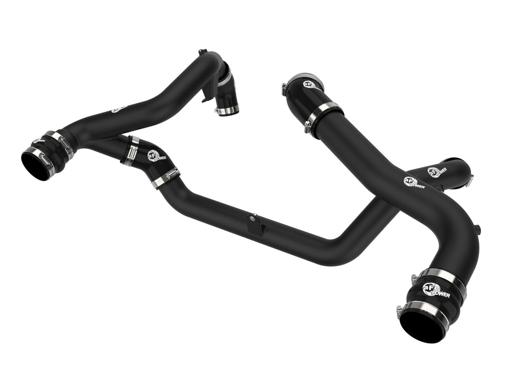 BladeRunner Aluminum Hot and Cold Charge Pipe Kit Black Ford Explorer St 22-24 V6-3.0L Twin Turbo