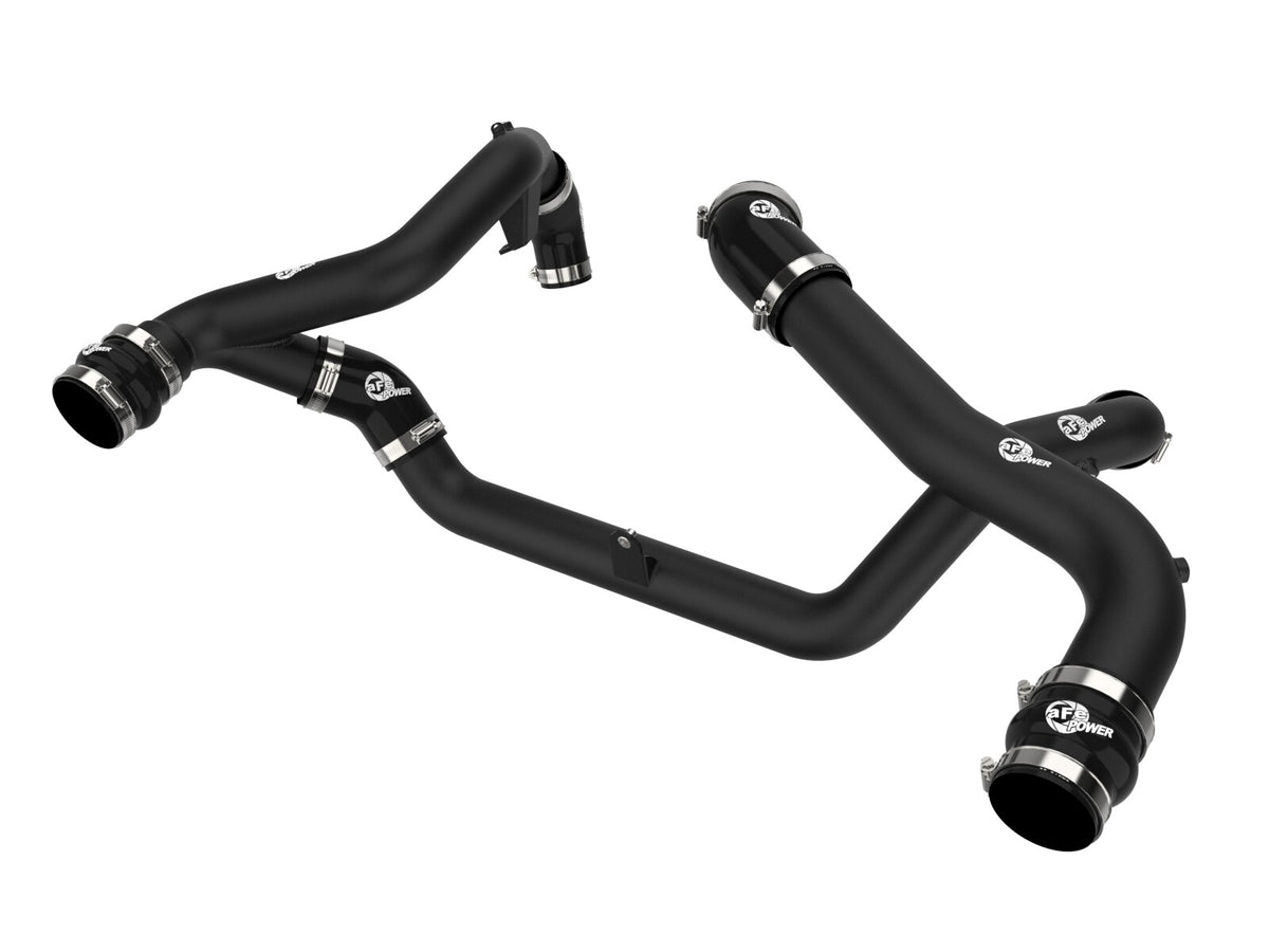 BladeRunner Aluminum Hot and Cold Charge Pipe Kit Black Ford Explorer St 22-24 V6-3.0L Twin Turbo